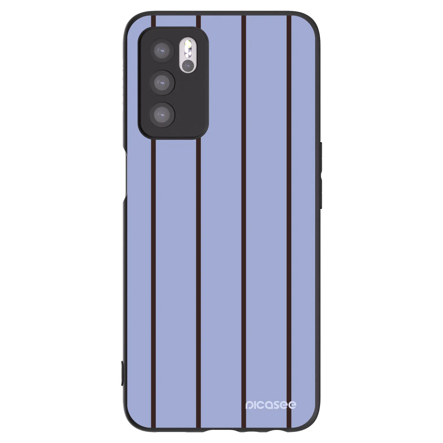Picasee silikonový černý obal pro OPPO A16s - Poolside member