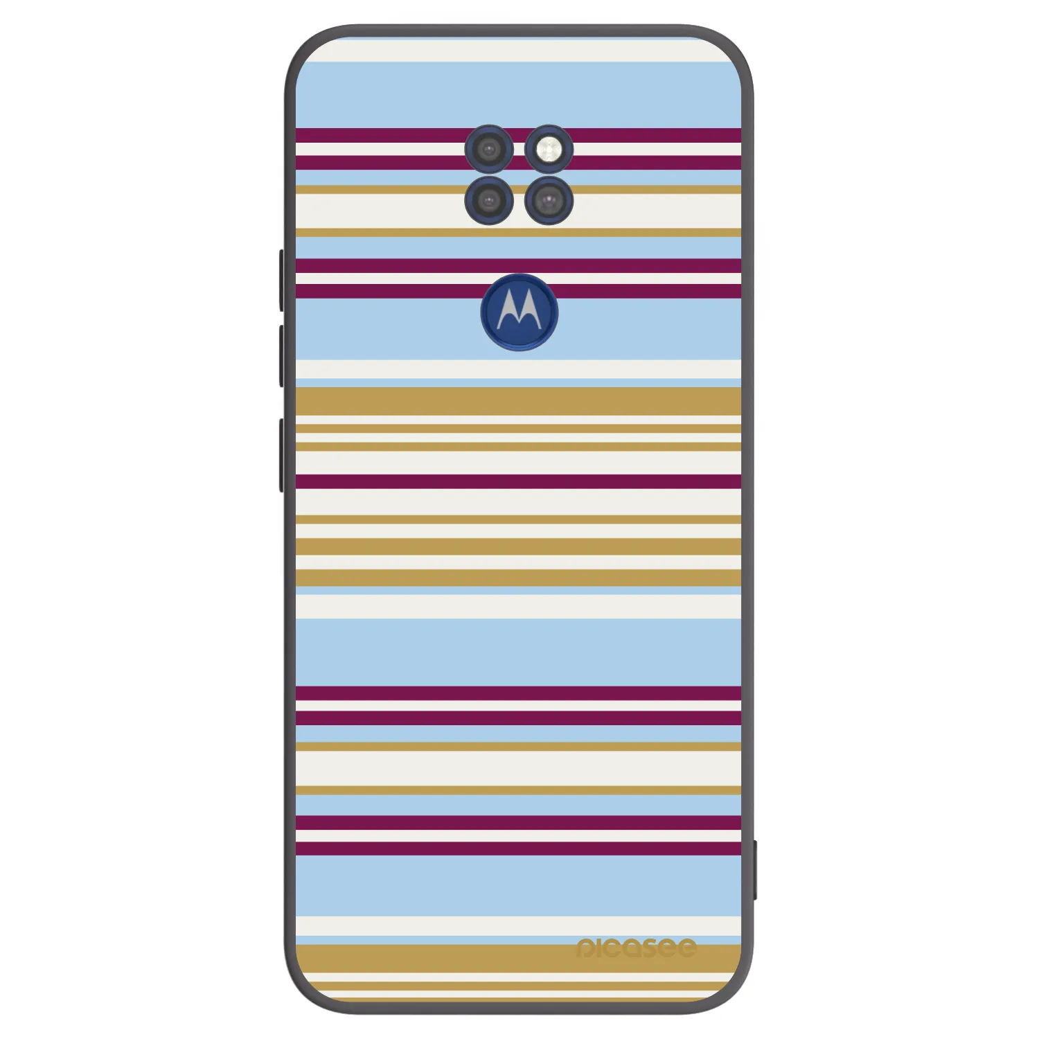 Picasee silikonový černý obal pro Motorola Moto G9 Play - Souvenir