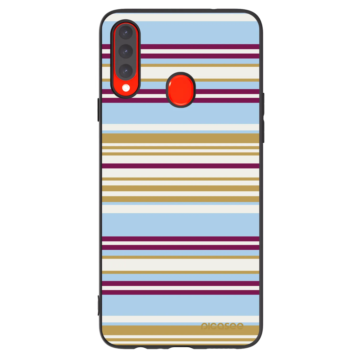 Picasee silikonový černý obal pro Samsung Galaxy A20s - Souvenir