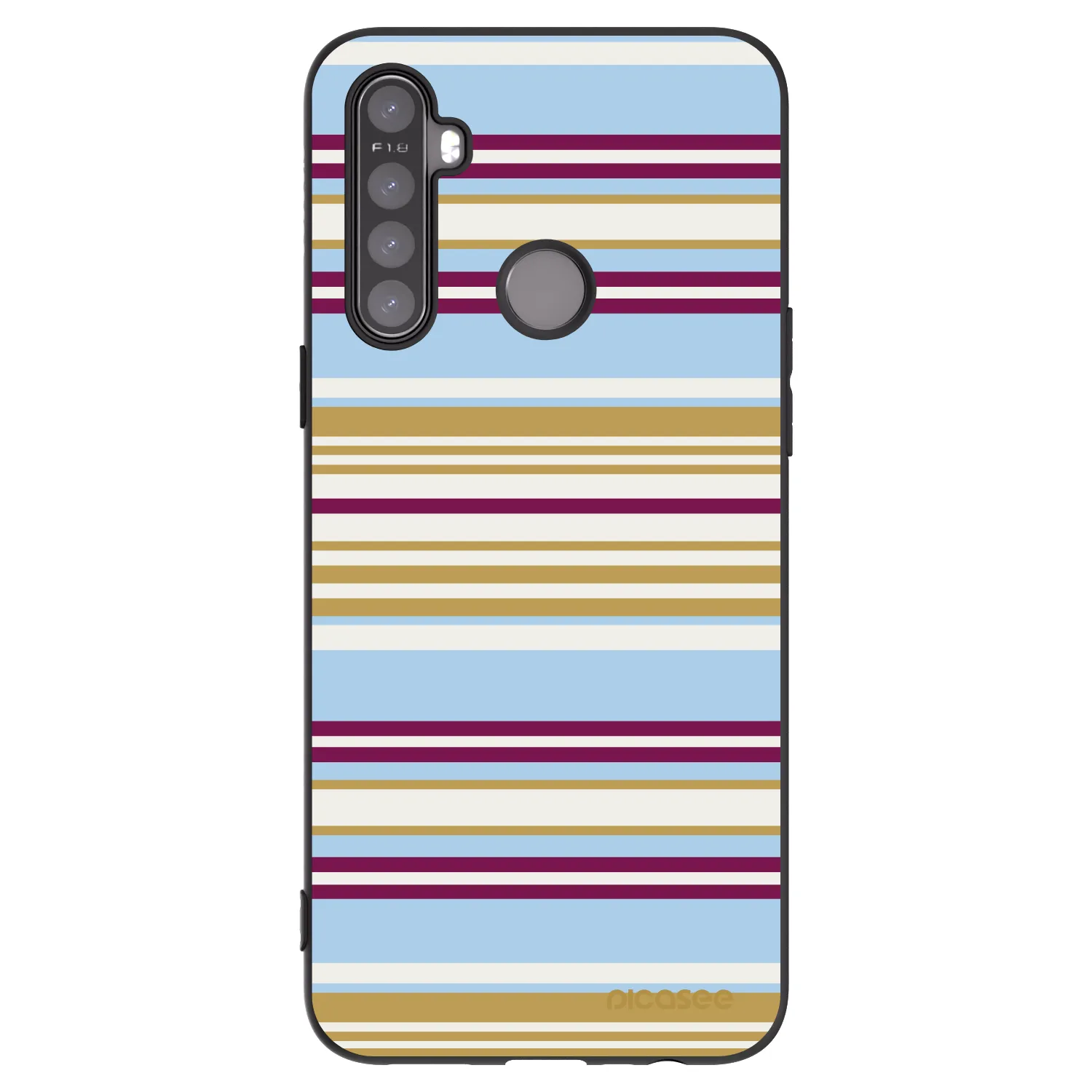 Picasee silikonový černý obal pro Realme 5 - Souvenir