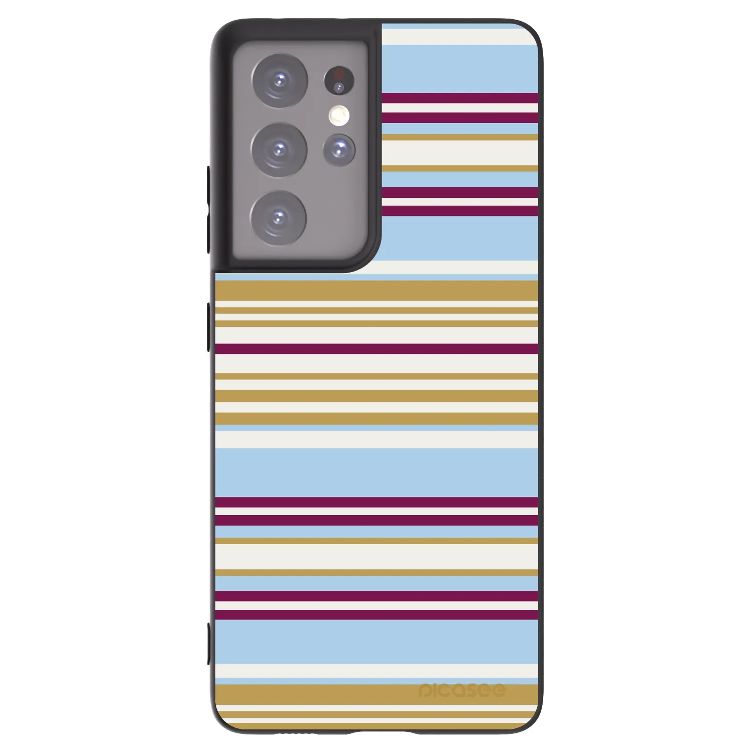 Picasee silikonový černý obal pro Samsung Galaxy S21 Ultra 5G G998B - Souvenir
