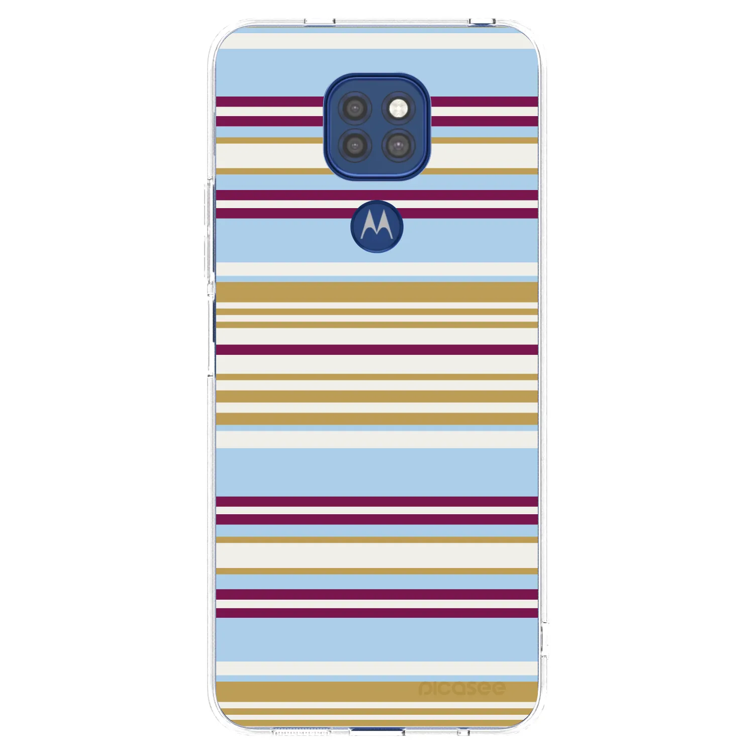 Picasee silikonový průhledný obal pro Motorola Moto G9 Play - Souvenir