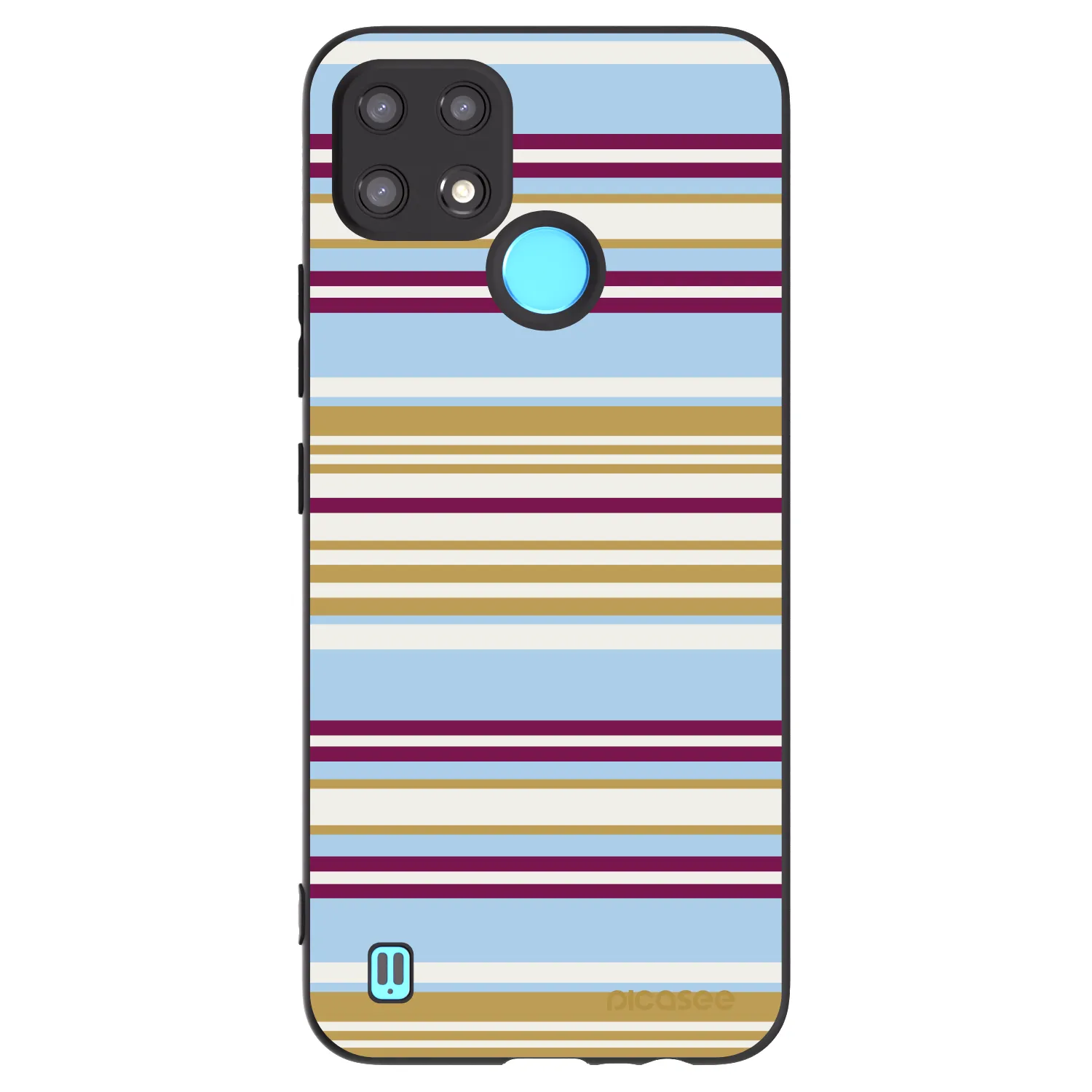 Picasee silikonový černý obal pro Realme C21 - Souvenir