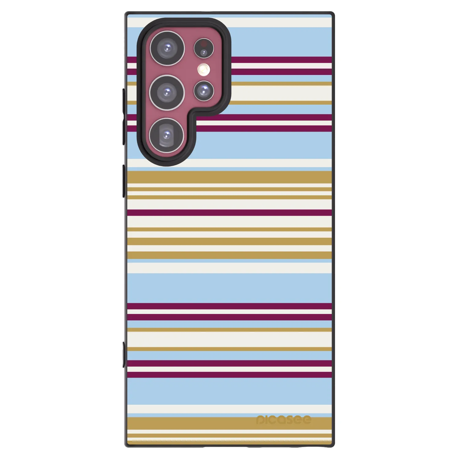 Picasee silikonový černý obal pro Samsung Galaxy S22 Ultra 5G - Souvenir