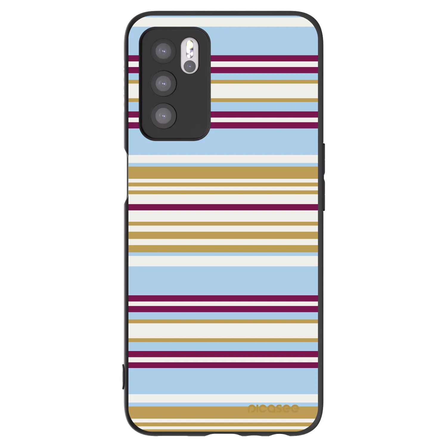 Picasee silikonový černý obal pro OPPO A16s - Souvenir