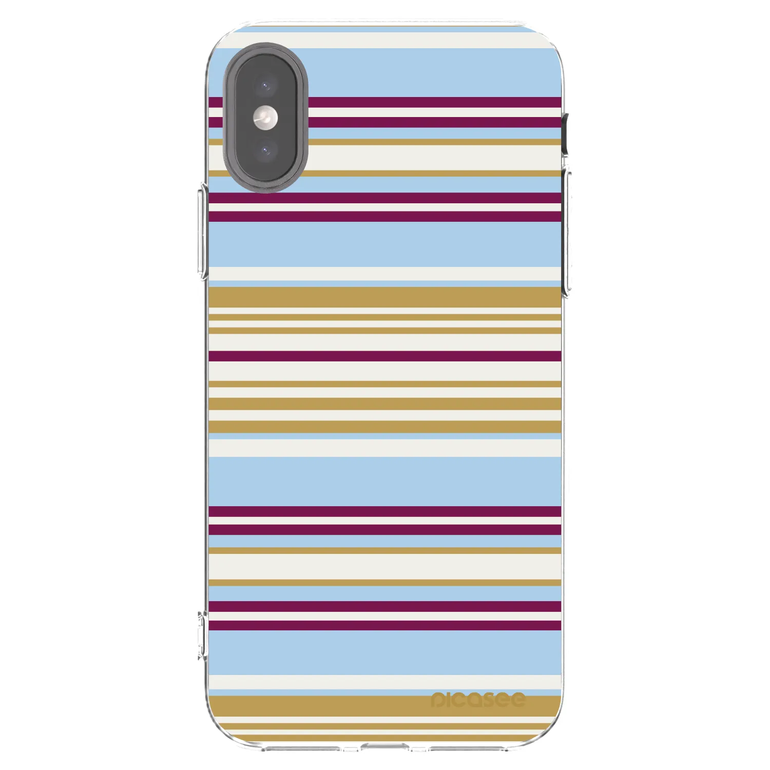 Picasee silikonový průhledný obal pro Apple iPhone X/XS - Souvenir