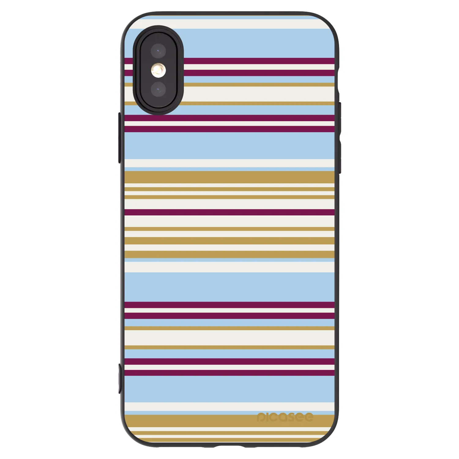Picasee silikonový černý obal pro Apple iPhone X/XS - Souvenir