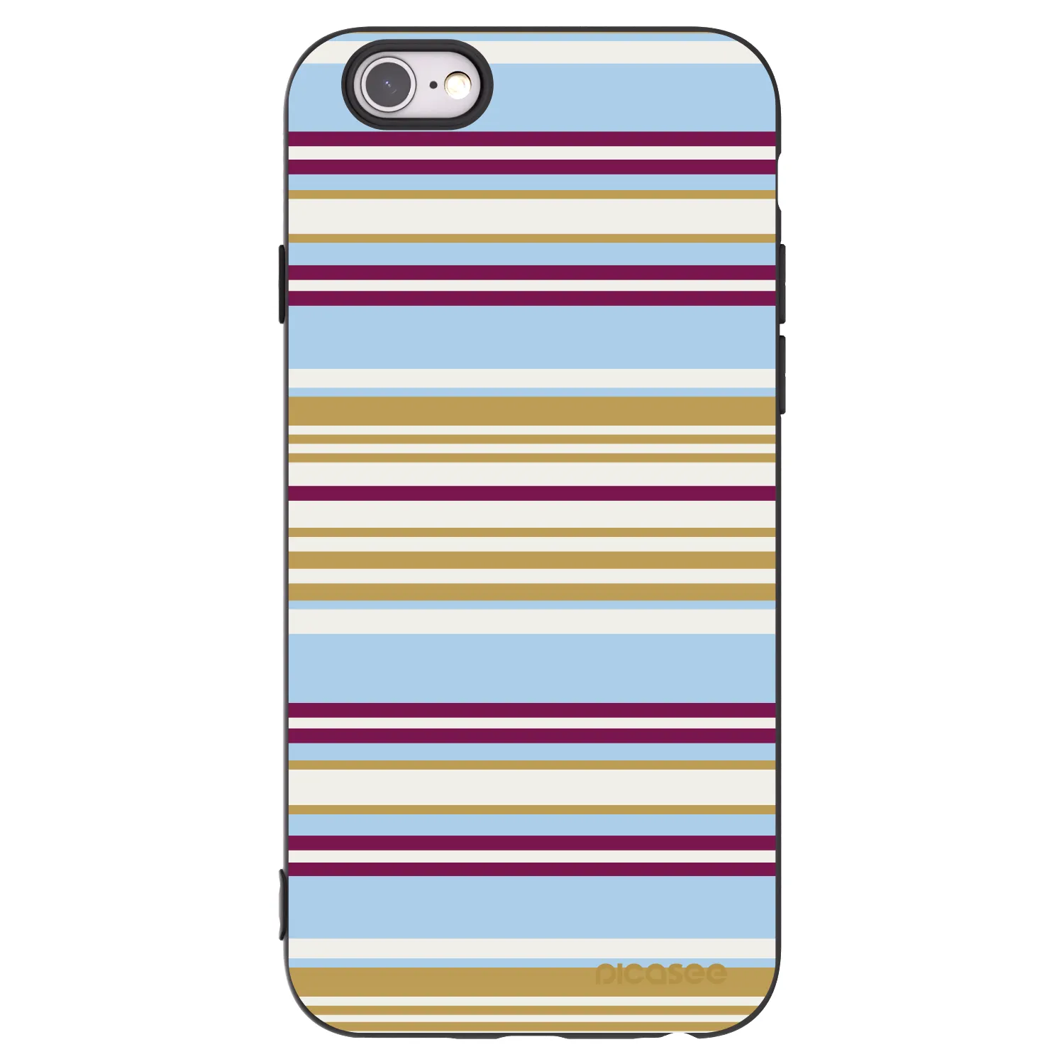 Picasee silikonový černý obal pro Apple iPhone 6/6S - Souvenir