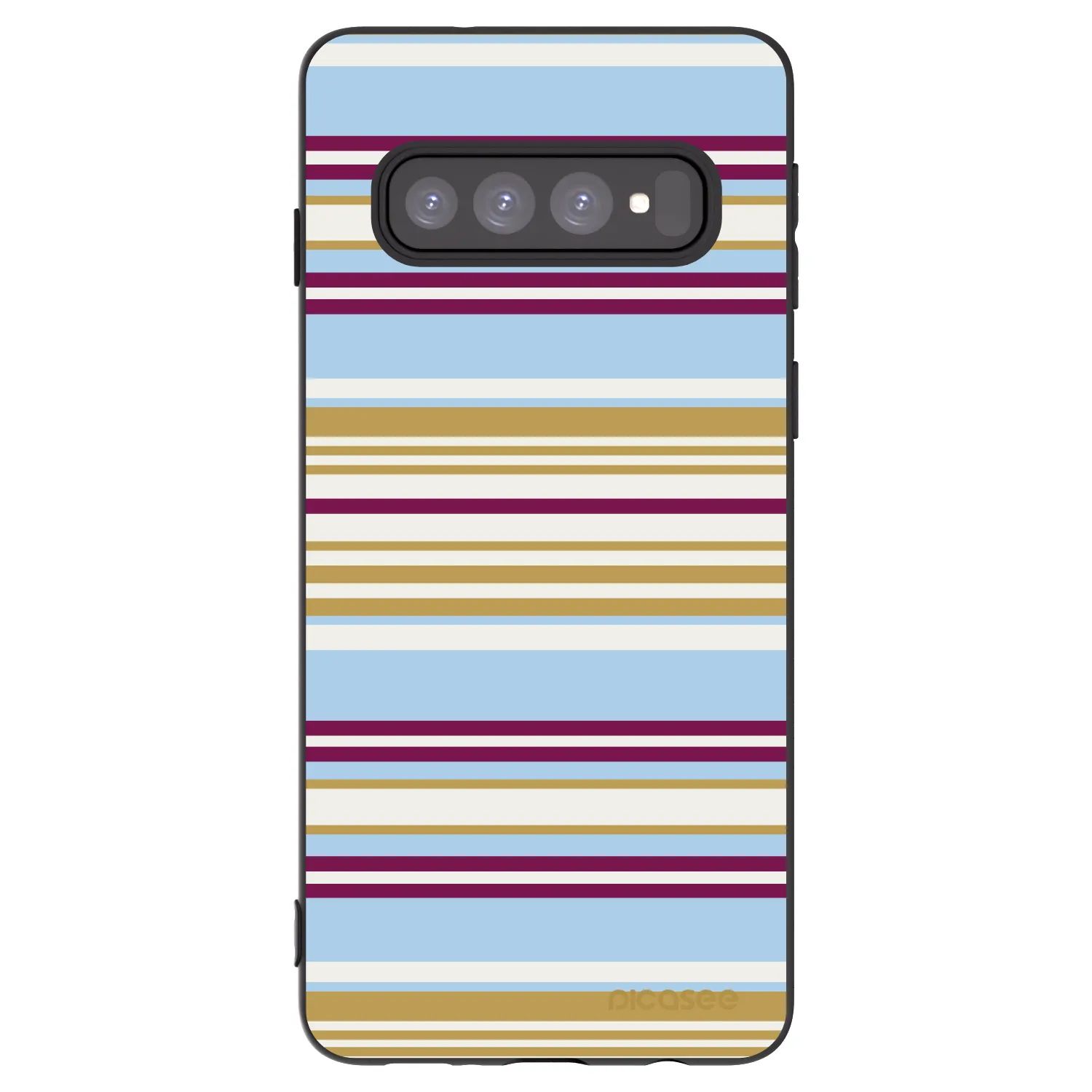 Picasee silikonový černý obal pro Samsung Galaxy S10 G973 - Souvenir