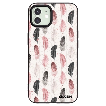 Picasee silikonový černý obal pro Apple iPhone 12 Pro - Pírka 2