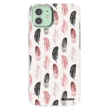 Picasee silikonový průhledný obal pro Apple iPhone 12 Pro - Pírka 2