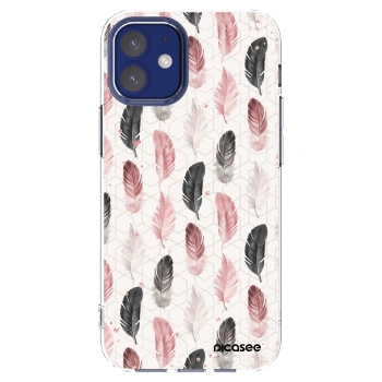 Picasee silikonový průhledný obal pro Apple iPhone 12 mini - Pírka 2