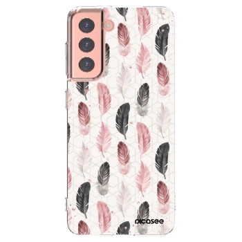 Picasee silikonový průhledný obal pro Samsung Galaxy S21 5G G991B - Pírka 2