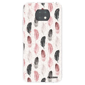 Picasee silikonový průhledný obal pro Xiaomi Redmi Note 9T - Pírka 2