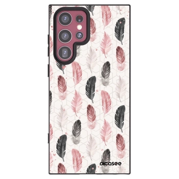 Picasee silikonový černý obal pro Samsung Galaxy S22 Ultra 5G - Pírka 2