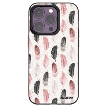 Picasee silikonový černý obal pro Apple iPhone 14 Pro - Pírka 2