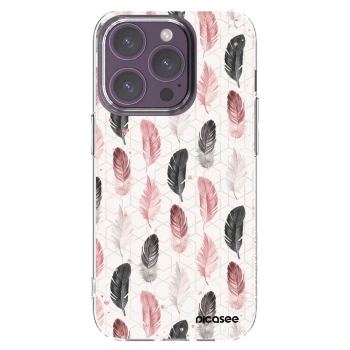 Picasee silikonový průhledný obal pro Apple iPhone 14 Pro - Pírka 2