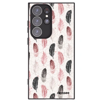 Picasee silikonový černý obal pro Samsung Galaxy S23 Ultra 5G - Pírka 2