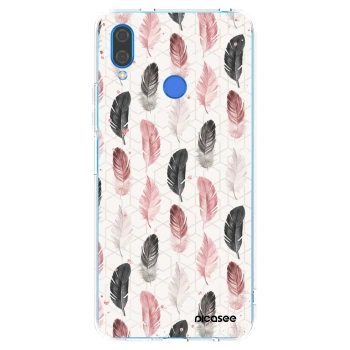 Picasee silikonový průhledný obal pro Huawei Nova 3 - Pírka 2