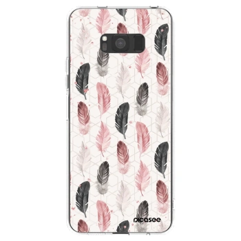 Picasee silikonový průhledný obal pro Samsung Galaxy S8 G950F - Pírka 2