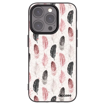 Picasee silikonový černý obal pro Apple iPhone 15 Pro - Pírka 2