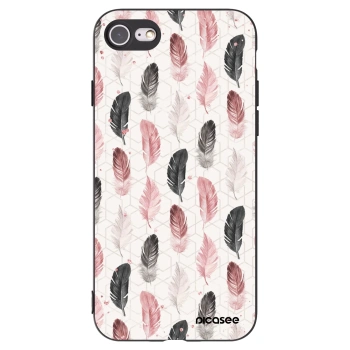 Picasee silikonový černý obal pro Apple iPhone 7 - Pírka 2