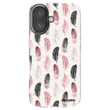 Picasee silikonový průhledný obal pro Apple iPhone 16 - Pírka 2