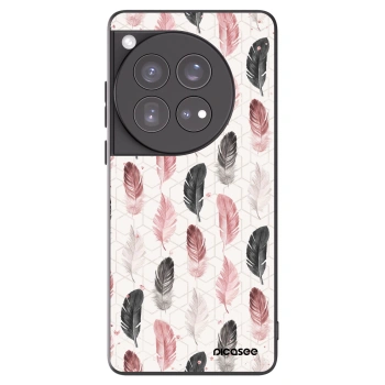 Picasee silikonový černý obal pro OnePlus 12 5G - Pírka 2