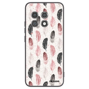 Picasee silikonový černý obal pro OnePlus 11 5G - Pírka 2