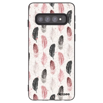 Picasee silikonový černý obal pro Samsung Galaxy S10 G973 - Pírka 2
