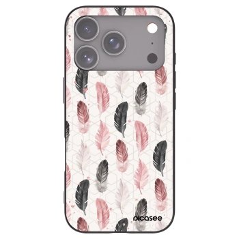 Picasee silikonový černý obal pro Apple iPhone 17 Pro - Pírka 2