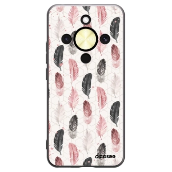 Picasee silikonový černý obal pro Honor Magic8 Lite 5G - Pírka 2
