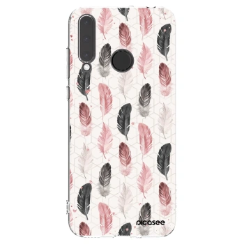 Picasee silikonový průhledný obal pro Honor 20 Lite - Pírka 2