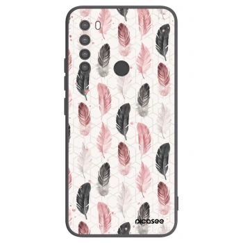 Picasee silikonový černý obal pro Xiaomi Redmi Note 8 - Pírka 2
