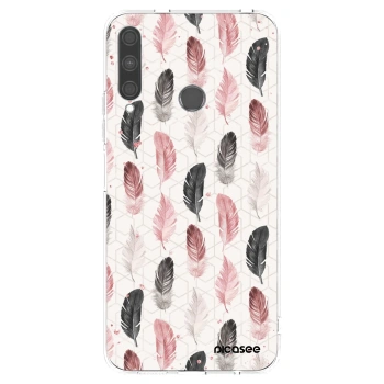 Picasee silikonový průhledný obal pro Huawei P40 Lite E - Pírka 2