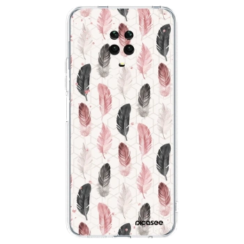 Picasee silikonový průhledný obal pro Xiaomi Redmi Note 9 Pro - Pírka 2