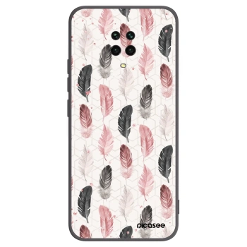 Picasee silikonový černý obal pro Xiaomi Redmi Note 9 Pro - Pírka 2