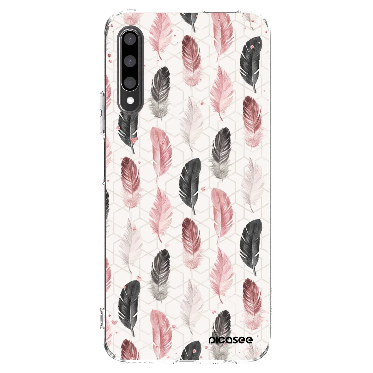 Picasee silikonový průhledný obal pro Honor 9X Pro - Pírka 2