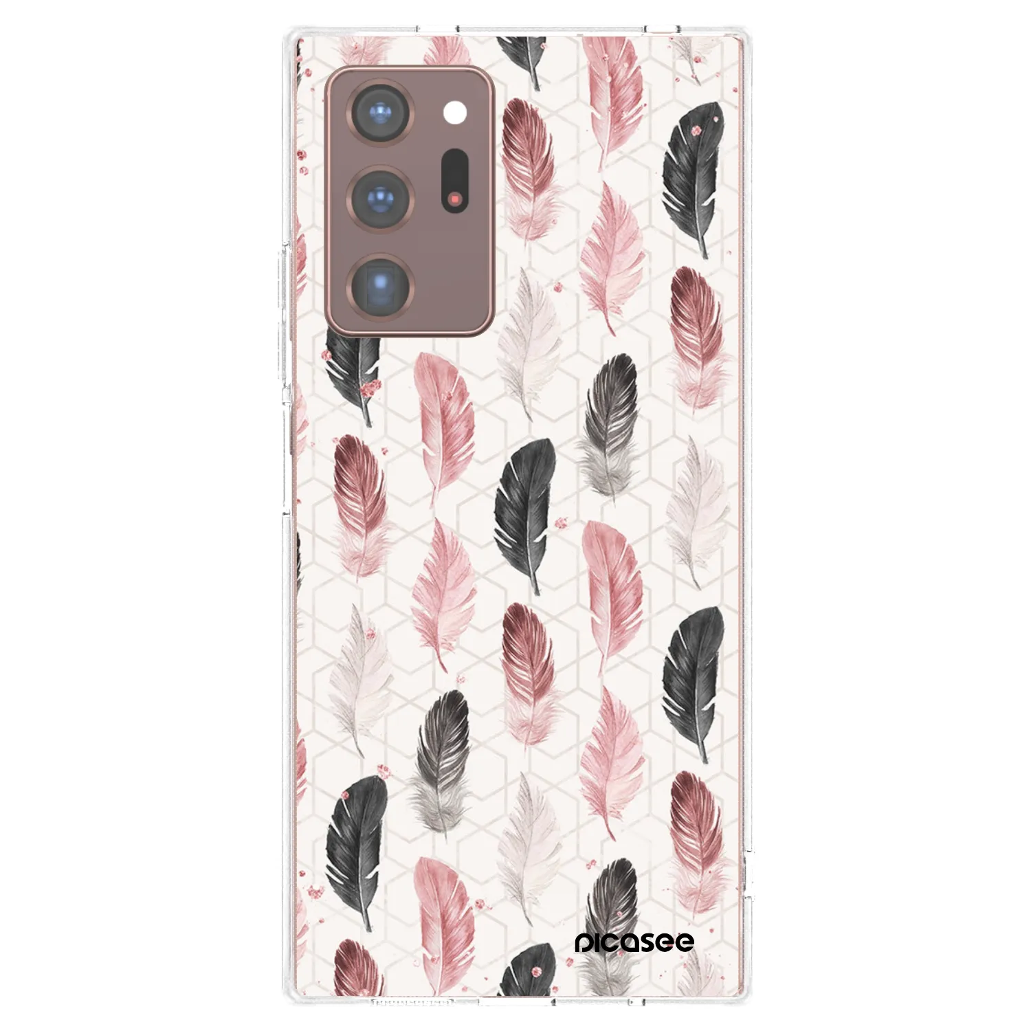 Picasee silikonový průhledný obal pro Samsung Galaxy Note 20 Ultra - Pírka 2