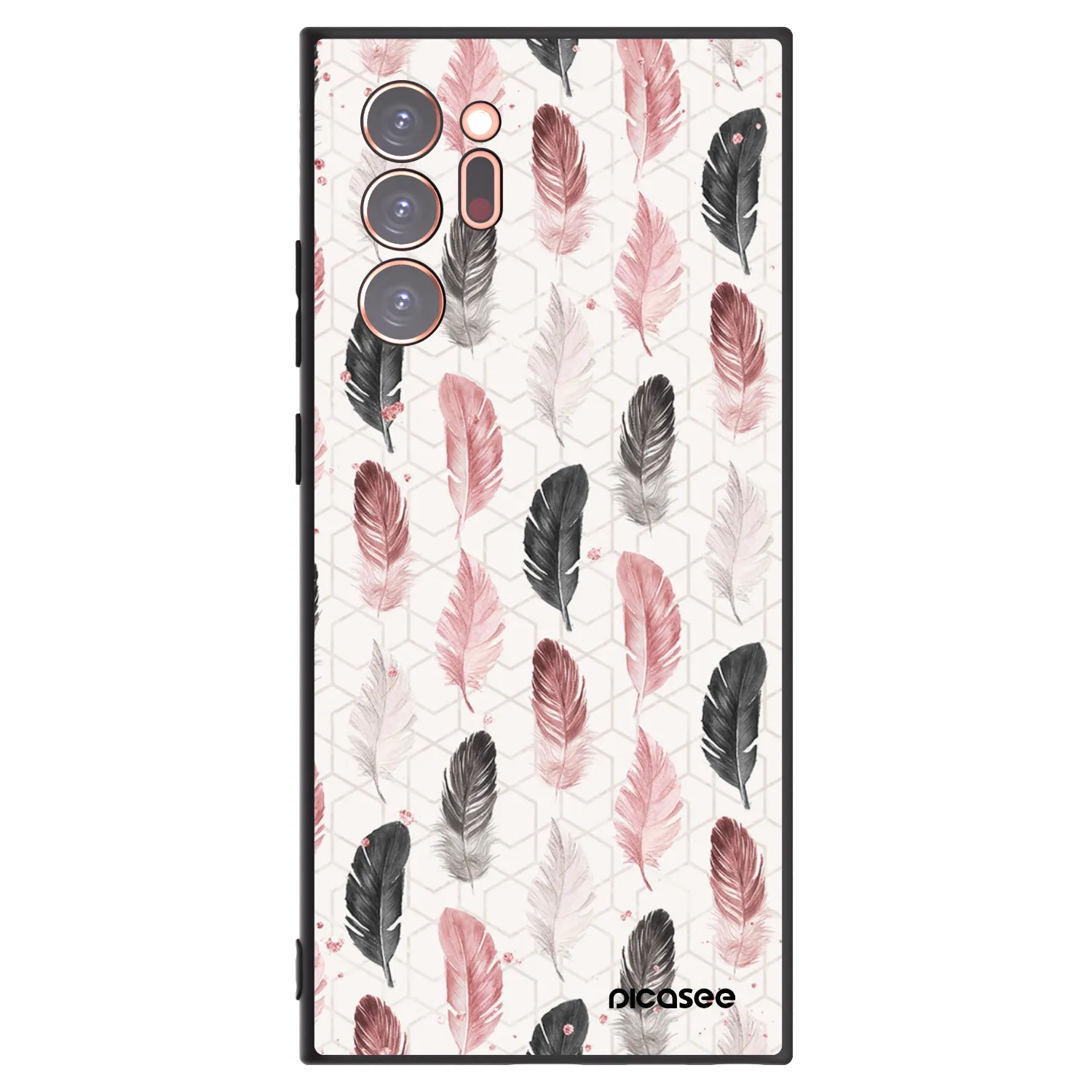 Picasee silikonový černý obal pro Samsung Galaxy Note 20 Ultra - Pírka 2