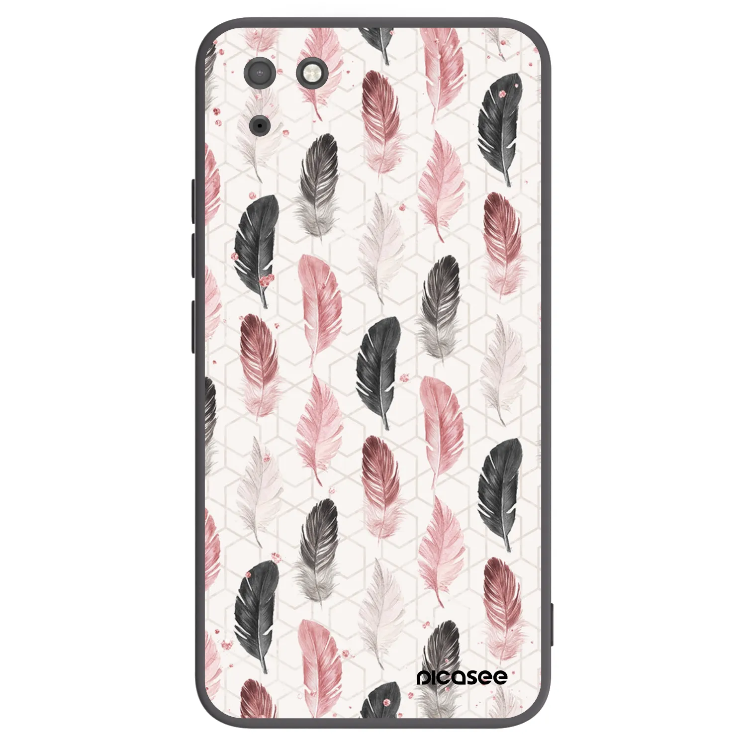 Picasee silikonový černý obal pro Huawei Y5P - Pírka 2