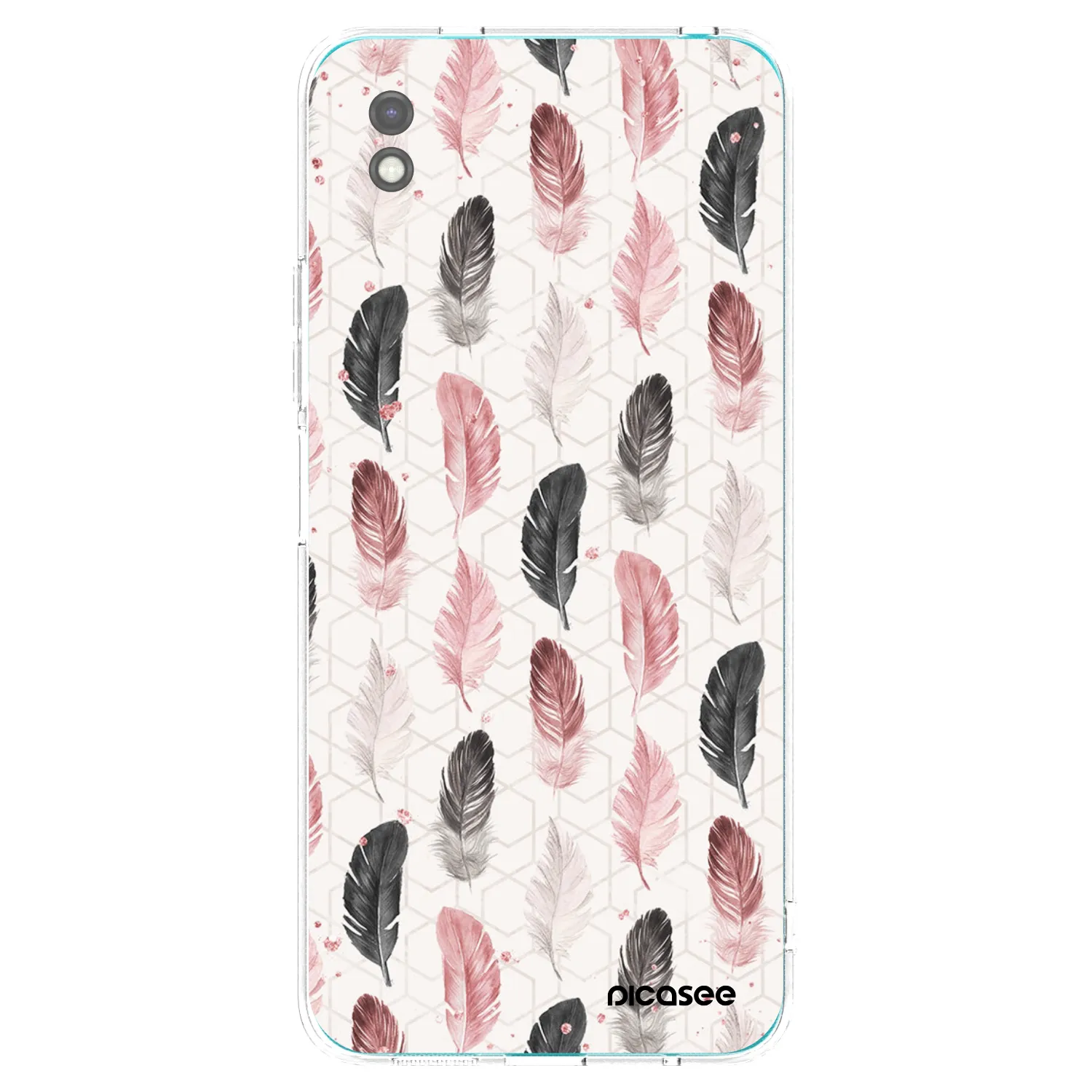 Picasee silikonový černý obal pro Xiaomi Redmi 9A - Pírka 2