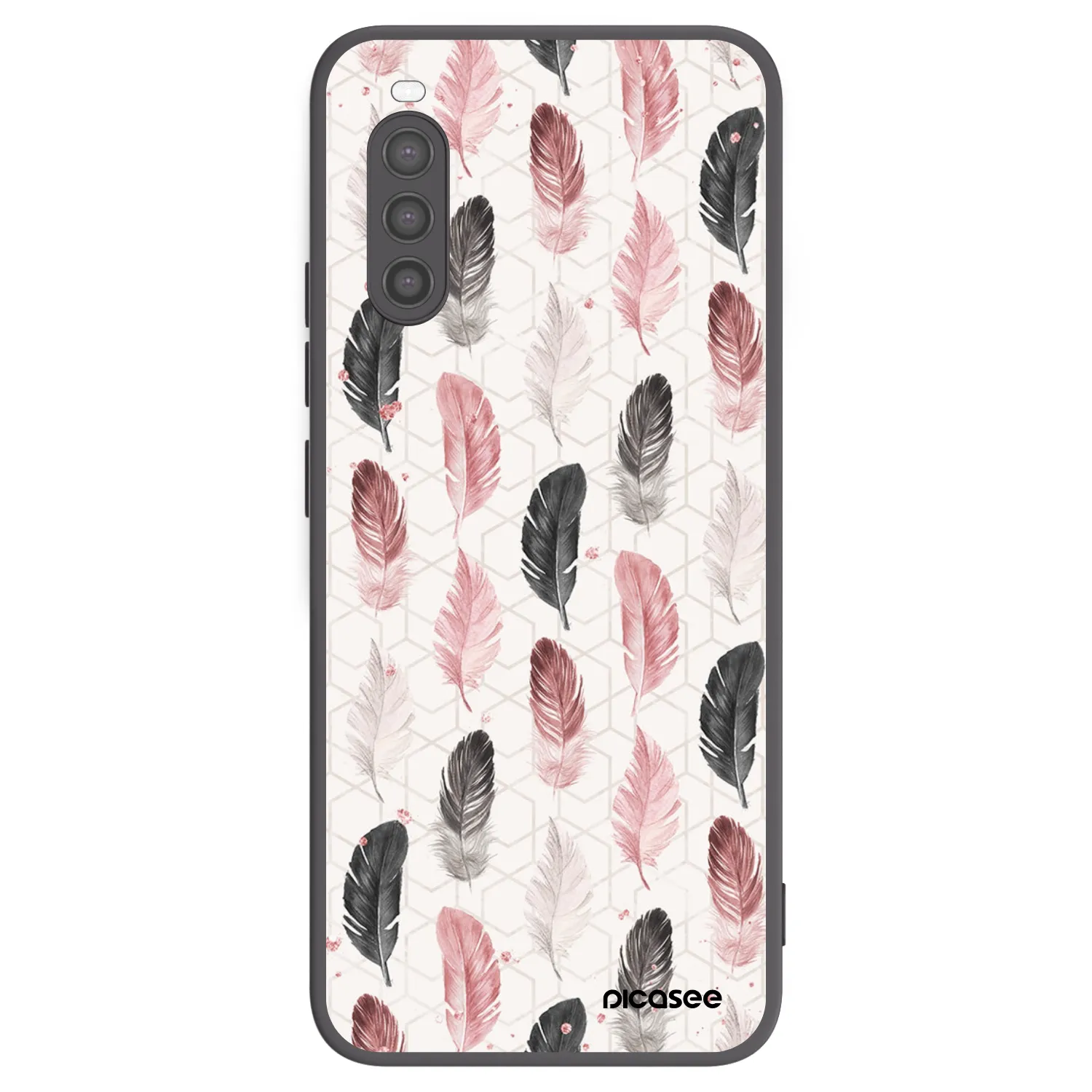 Picasee silikonový černý obal pro Sony Xperia 10 II - Pírka 2