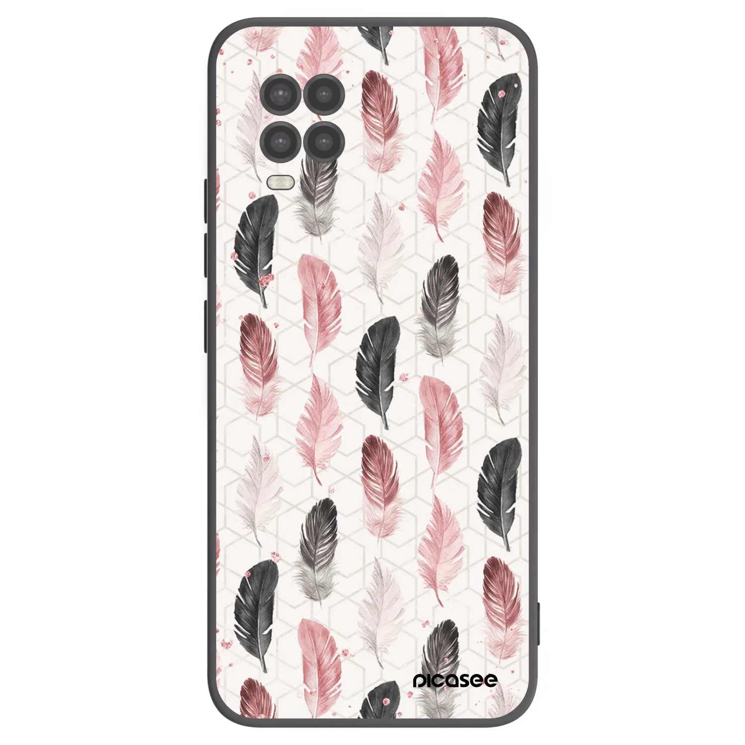 Picasee silikonový černý obal pro Xiaomi Mi 10 Lite - Pírka 2