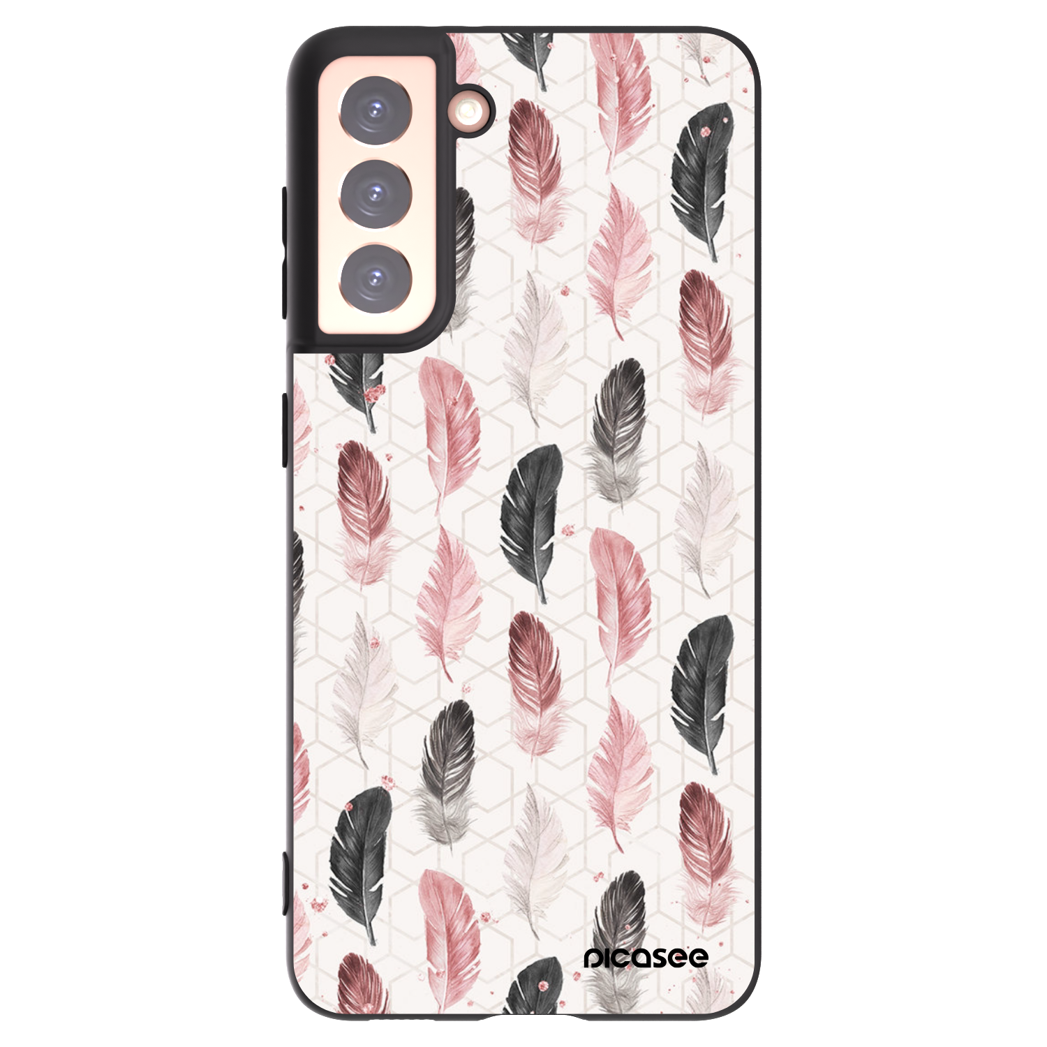 Picasee silikonový černý obal pro Samsung Galaxy S21 5G G991B - Pírka 2
