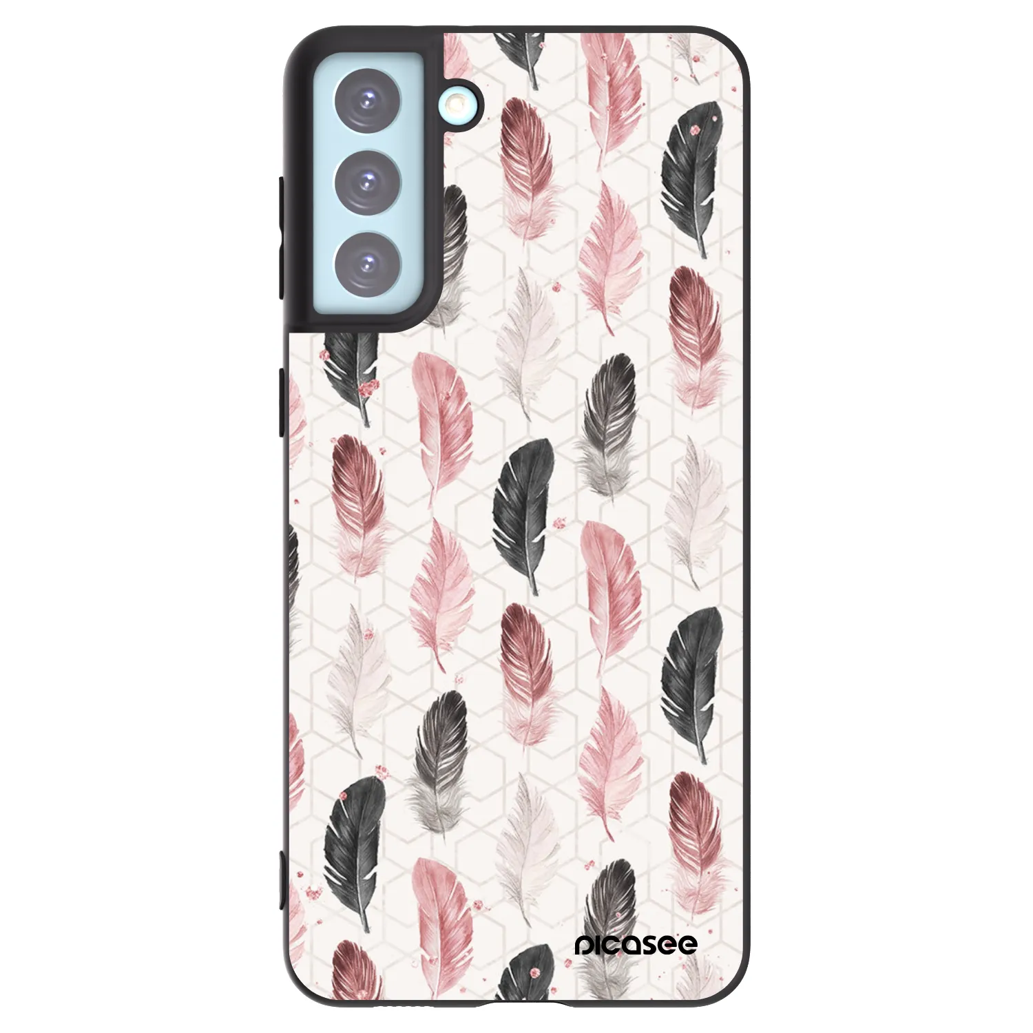 Picasee silikonový černý obal pro Samsung Galaxy S21+ 5G G996F - Pírka 2