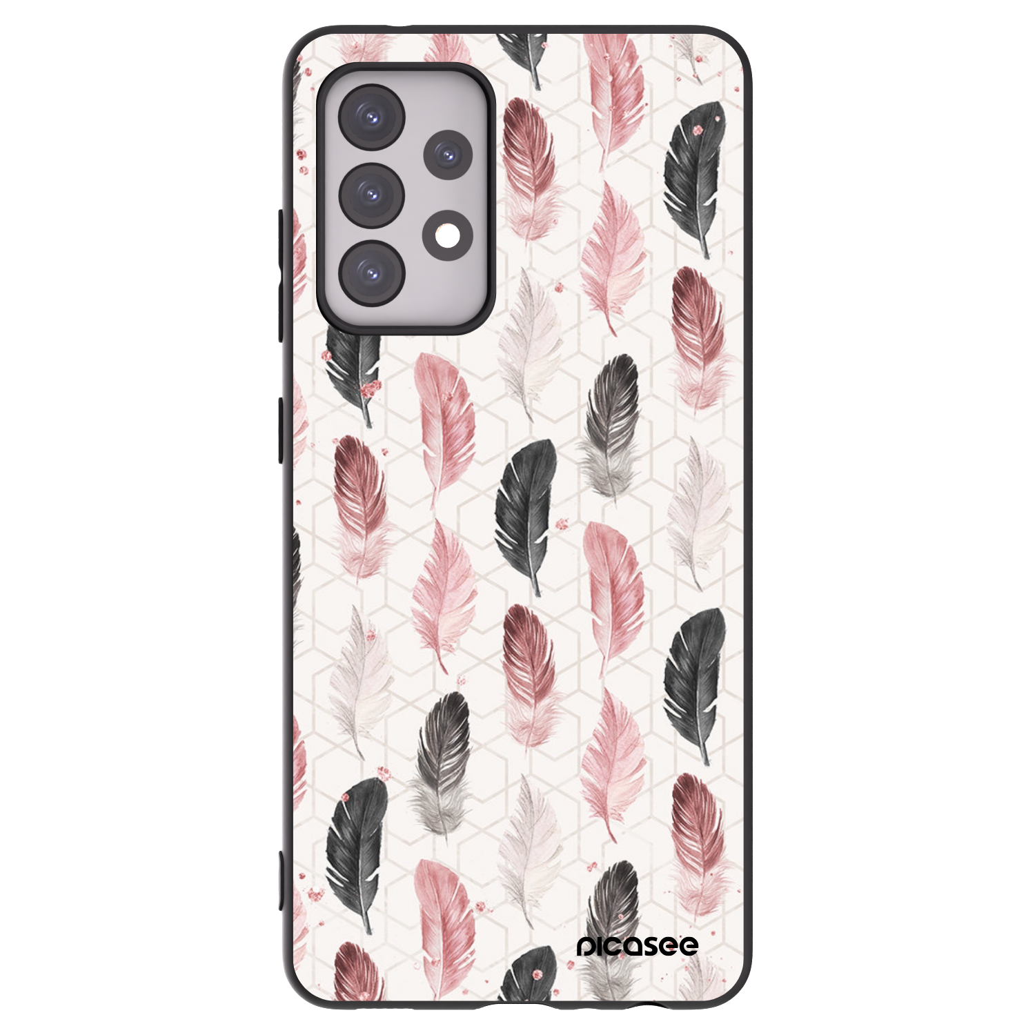 Picasee silikonový černý obal pro Samsung Galaxy A52 5G A525F - Pírka 2