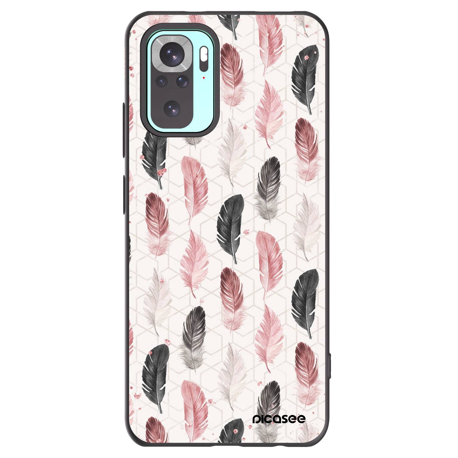 Picasee silikonový černý obal pro Xiaomi Redmi Note 10 Pro - Pírka 2