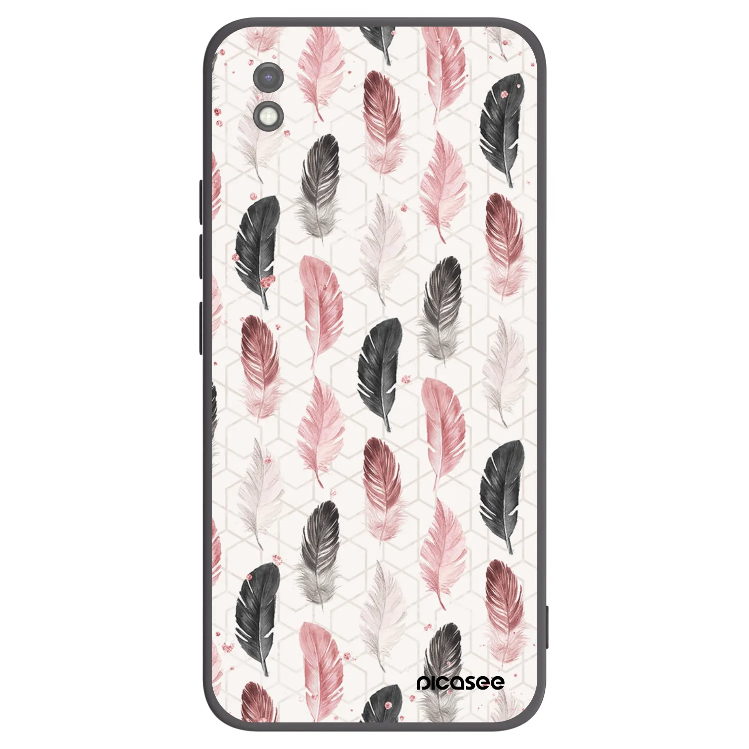 Picasee silikonový černý obal pro Xiaomi Redmi 9AT - Pírka 2