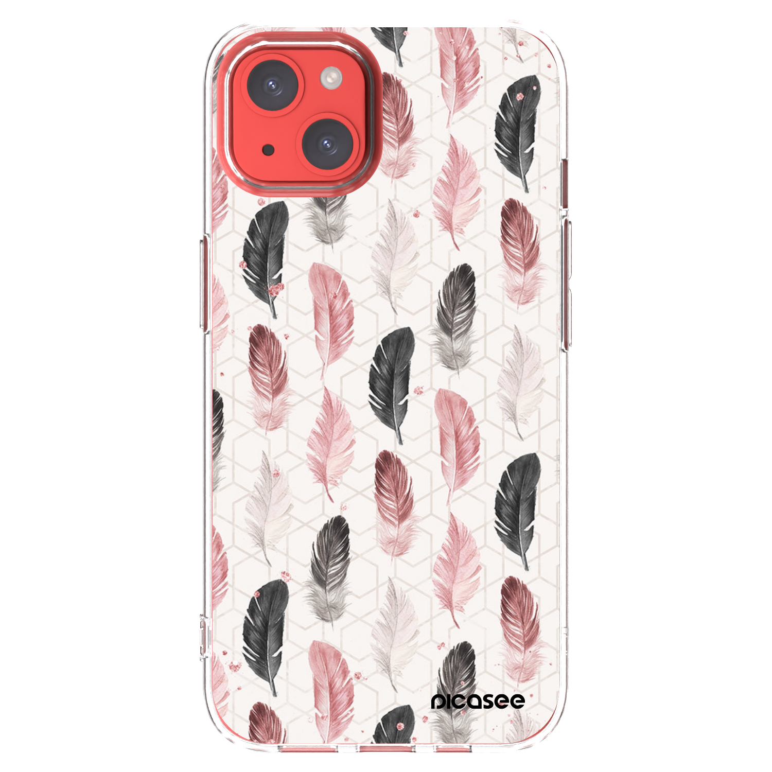 Picasee silikonový průhledný obal pro Apple iPhone 13 - Pírka 2